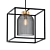 Elegant Myron Hanging Lamp 3D model small image 1