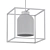 Elegant Myron Hanging Lamp 3D model small image 2