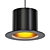 Banker Bowler Pendant Lamp 3D model small image 1