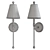 Elegant Riverdale Wall Sconce 3D model small image 2