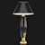 Venturi Arte Lamp: Bronze & Murano Glass 3D model small image 1