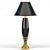 Venturi Arte Lamp: Bronze & Murano Glass 3D model small image 9