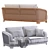 Sleek Borial Sofa 3D model small image 4