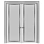 Elegant Interior Door: 117 3D model small image 4