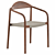 Rustic Charm Chair | Nina 3D model small image 1