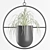 Modern Indoor Planters | Hanging & Standing | 5 Varieties 3D model small image 5