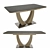 Avanti Rock Dining Table 3D model small image 1