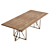 Modern Hayes Rectangular Dining Table 3D model small image 3