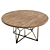 Crate & Barrel Hayes 60" Round Table | High-Quality 3D Model 3D model small image 3