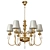 Elegant Meki Chandelier: Classic Style 3D model small image 1