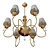 Elegant Meki Chandelier: Classic Style 3D model small image 5