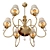 Elegant Meki Chandelier: Classic Style 3D model small image 6