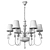 Elegant Meki Chandelier: Classic Style 3D model small image 7