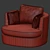 Island of Relaxation: Clarissa Swivel Chair 3D model small image 6