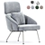 Contemporary Bonaldo Bahia Armchair 3D model small image 1