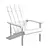 Weatherproof Adirondack Garden Chair 3D model small image 5