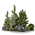 Outdoor Garden Bush and Tree Set 3D model small image 6