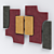 Giobagnara Tabou Parete: Modern Wall Sculpture in Suede Leather 3D model small image 2