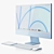 Sleek Apple iMac 2021: Supreme Performance 3D model small image 2