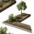 Urban Oasis Bench Set 24 3D model small image 1