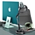 Green iMac Workspace: Complete Set for Productivity 3D model small image 5