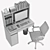 iMac Orange: The Perfect Workplace Upgrade 3D model small image 7