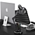 Silver iMac: The Ultimate Workplace Solution 3D model small image 6