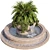  Green Oasis Fountain: Modern Plant & Water Feature 3D model small image 1