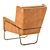 Wembley Leather Lounge Chair 3D model small image 3