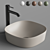 Sleek Square Sink Set 3D model small image 1