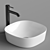 Sleek Square Sink Set 3D model small image 2