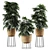 Elegant Bamboo Vase Plant 3D model small image 1