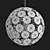 Elegant Pienene Pendant Chandelier 3D model small image 2