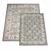 Carmel Clevie Rug - Elegant and Versatile Modern Decor 3D model small image 1