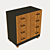 Modern Oak Chest of Drawers 3D model small image 3