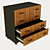 Modern Oak Chest of Drawers 3D model small image 4