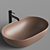 Modern Oval Sink ArtCeram 3D model small image 3