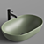 Modern Oval Sink ArtCeram 3D model small image 5