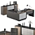 Executive Office Furniture Set 3D model small image 2