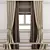 Elegant Window Drapes 3D model small image 1