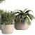 Big Outdoor Plant Set - Pot 3D model small image 3