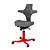Ergonomic Capisco Chair: Modern Design & Comfort 3D model small image 1