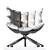 Modern Husk Chair 3D model small image 6