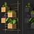 Quad Box Wall Planter Set 3D model small image 2