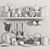 Versatile Kitchen Accessory Set 3D model small image 7