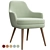 Elegant Walter Knoll 375 Chair 3D model small image 1