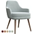 Elegant Walter Knoll 375 Chair 3D model small image 2