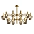 Modern Aliexpress Chandelier - Stunning 3D Model 3D model small image 1