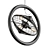 Farmhouse Metal Circle Cage Pendant with Fan Design 3D model small image 1