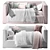 RH Brook Slipcovered Daybed: Cozy Elegance at Your Fingertips 3D model small image 1